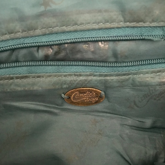 Candie's Dark Green/Teal Tote - Picture 9 of 14